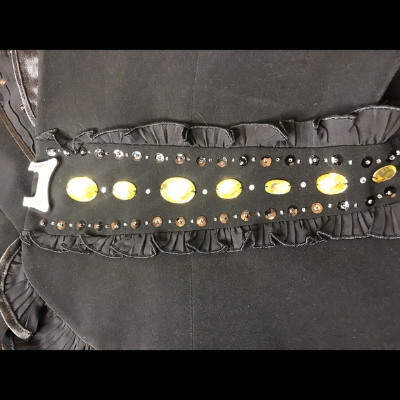 AS-HRO sequin trim jacket w maxi skirt- - Picture 12 of 16